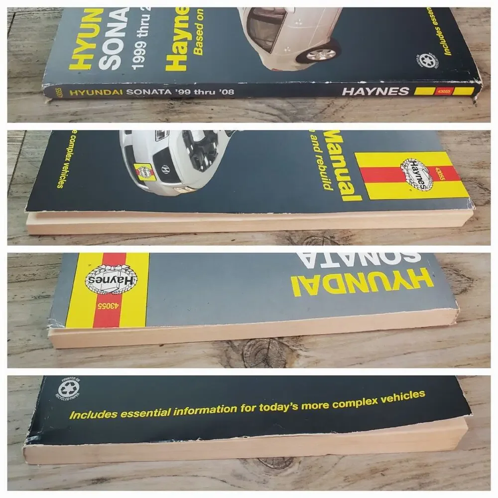 Hyundai Sonata 1999 thru 2008 All Models Haynes Repair Manual 43055